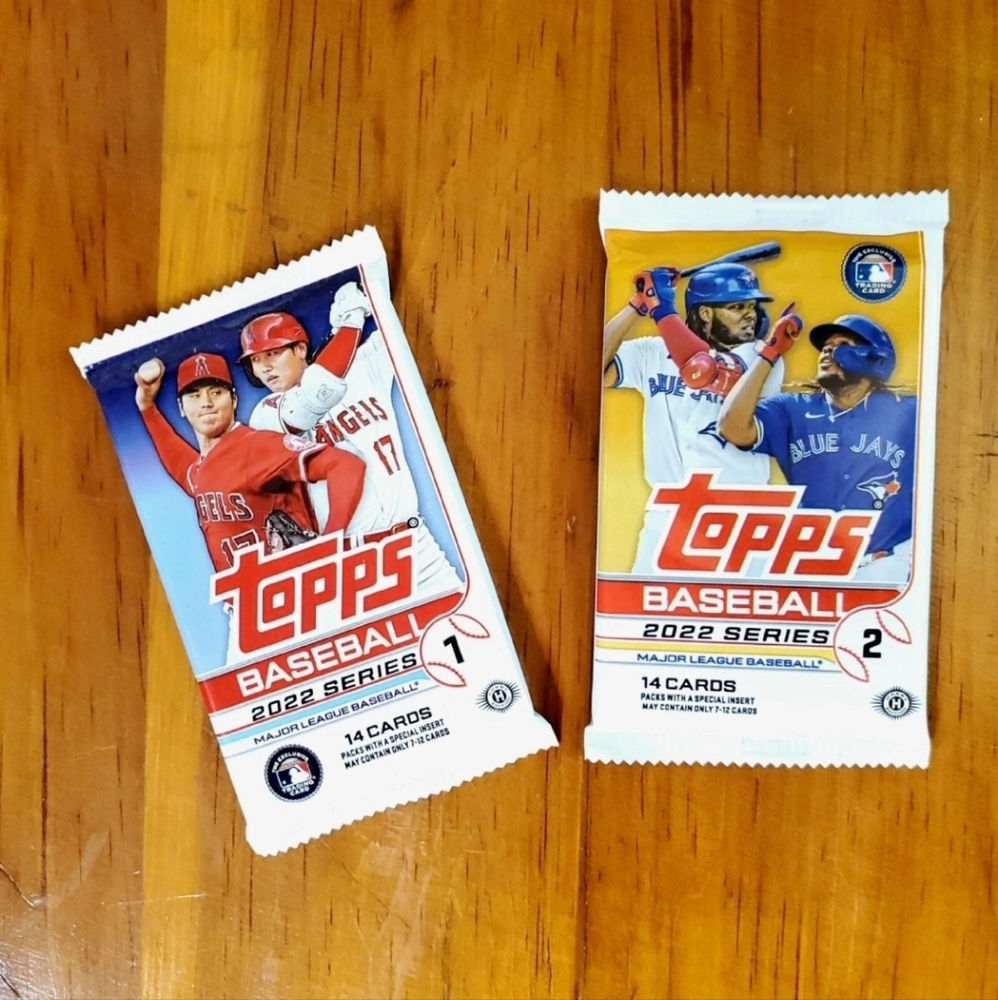 2 - 2022 HOBBY Packs Series 1 + 2 TOPPS Perfect Old Baseball Cards New SEALED